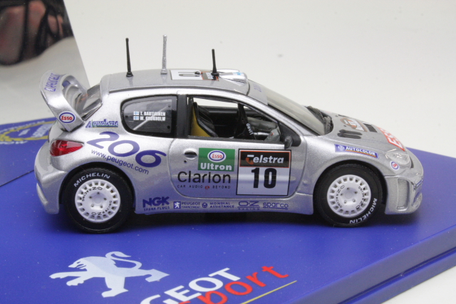 Peugeot 206 WRC, Australia 2000, M.Grönholm, no.10