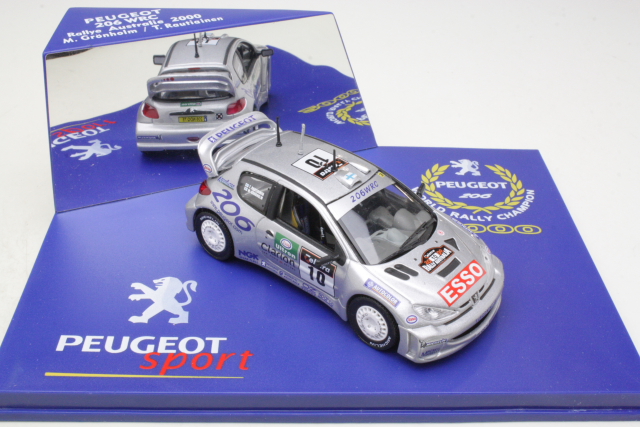 Peugeot 206 WRC, Australia 2000, M.Grönholm, no.10