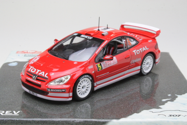 Peugeot 307 WRC, Monte Carlo 2004, M.Grönholm, no.5 - Sulje napsauttamalla kuva