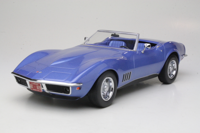 Chevrolet Corvette C3 Convertible 1969, sininen - Sulje napsauttamalla kuva