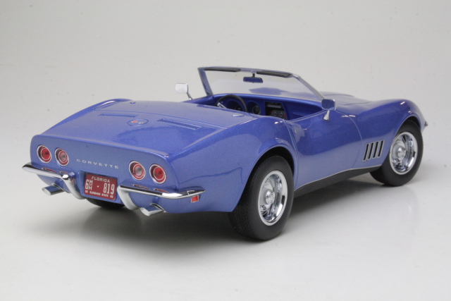 Chevrolet Corvette C3 Convertible 1969, sininen - Sulje napsauttamalla kuva