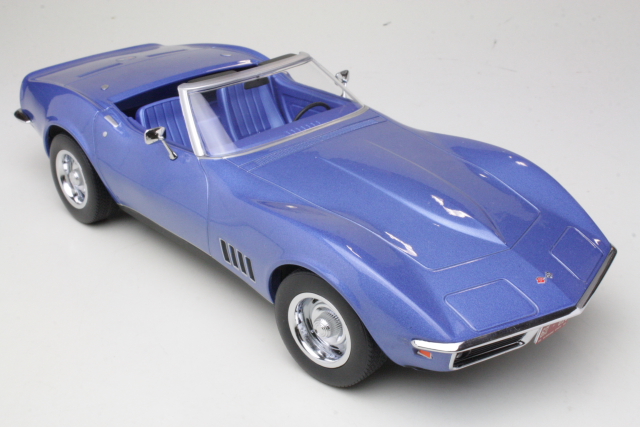 Chevrolet Corvette C3 Convertible 1969, blue - Click Image to Close