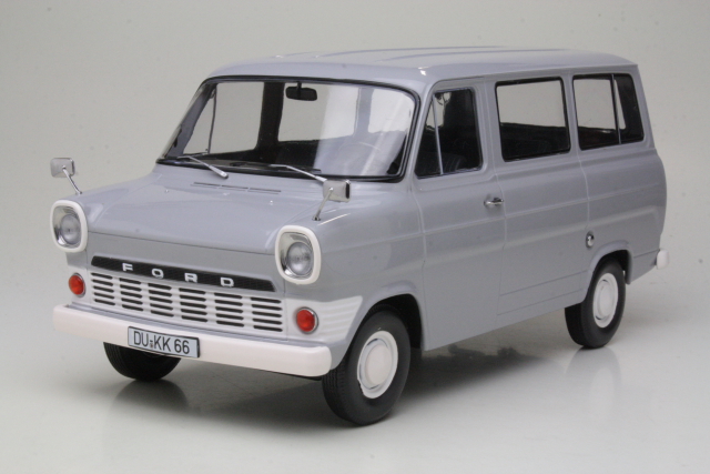 Ford Transit Mk1 Bus 1965, vaaleanharmaa