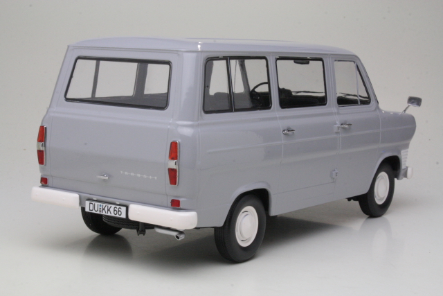 Ford Transit Mk1 Bus 1965, vaaleanharmaa