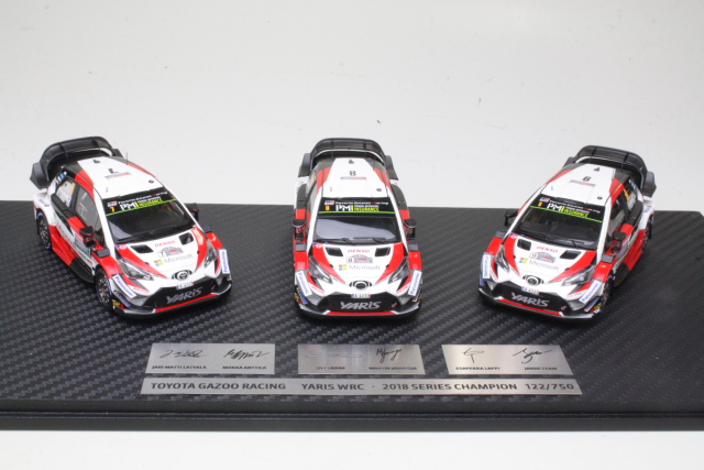Toyota Yaris WRC, Champinship 2018, Tanak, Latvala, Lappi