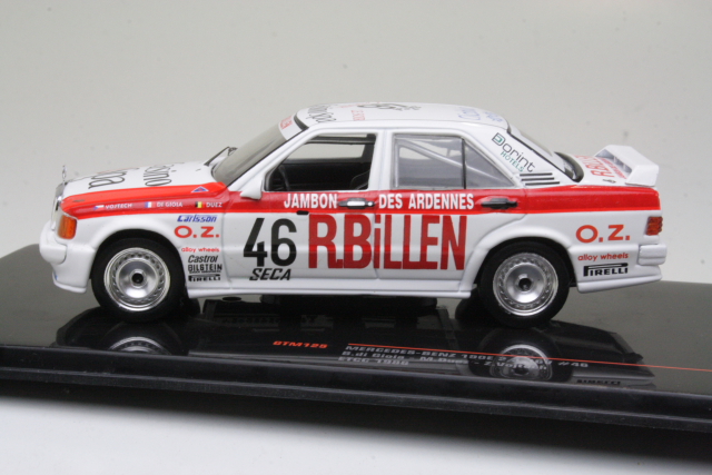 Mercedes 190E 16V, ETCC 1986, diGioia/Duez/Vojtech, no.46