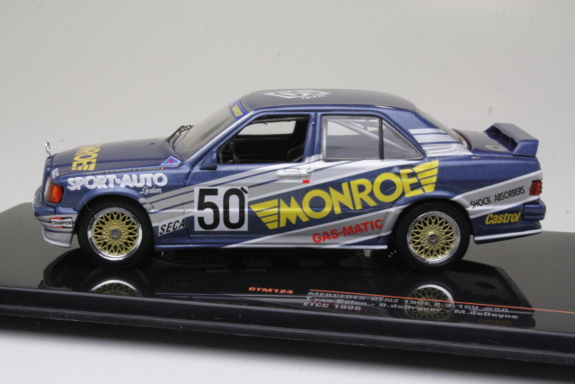 Mercedes 190E 16V, ETCC 1986, vanDalen/deDryver/deDeyne, no.50 - Sulje napsauttamalla kuva