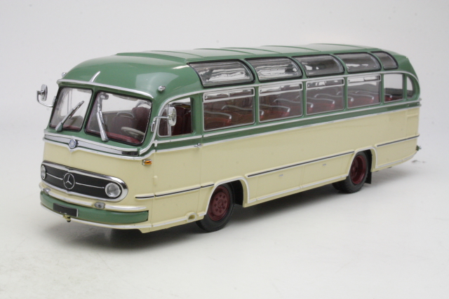 Mercedes O321 H Bus 1957, vihreä/beige