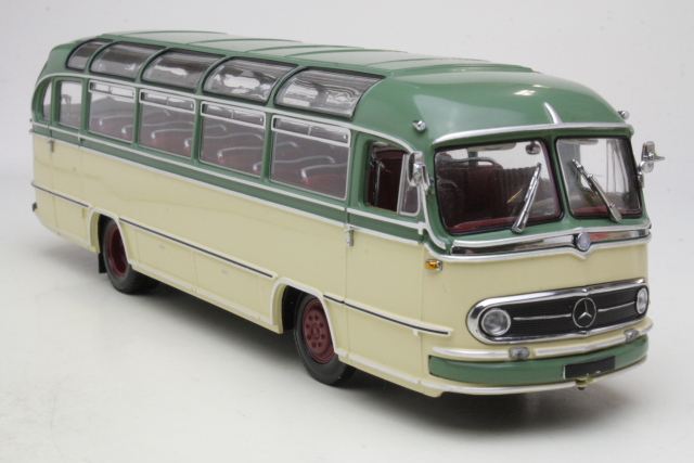 Mercedes O321 H Bus 1957, vihreä/beige