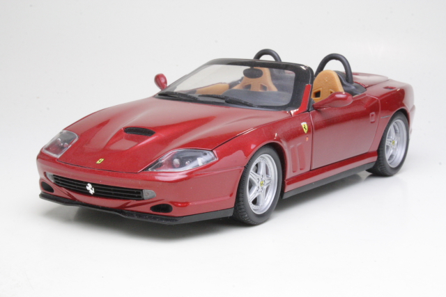 Ferrari 550 Barchetta 2000, tummanpunainen - Sulje napsauttamalla kuva