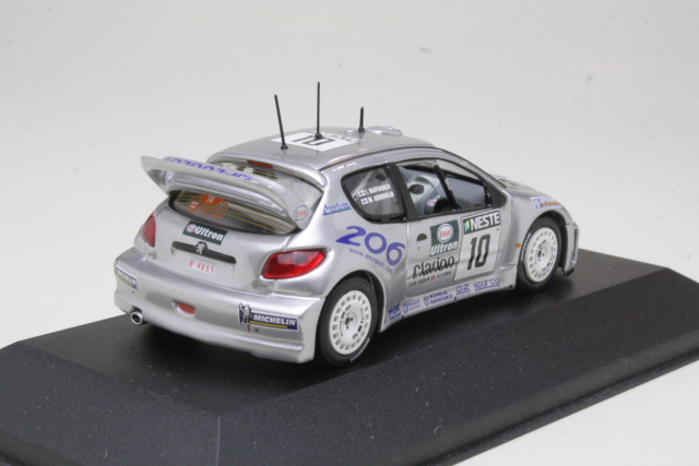 Peugeot 206 WRC, 1st. Finland 2000, M.Grönholm, no.10