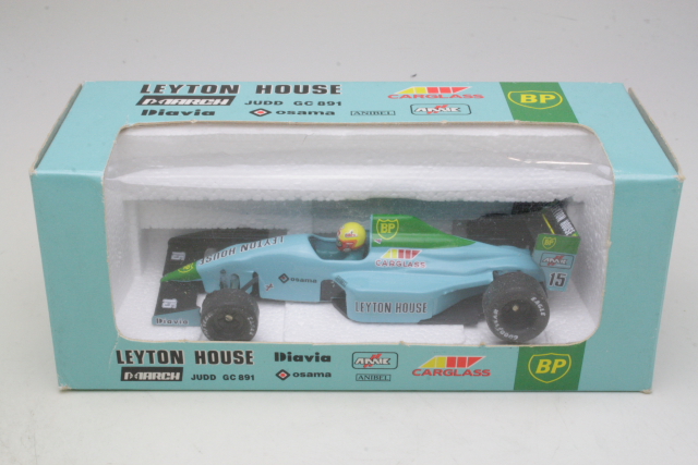 March Leyton House Judd GC891, F1 1989, M.Gugelmin, no.15 - Sulje napsauttamalla kuva