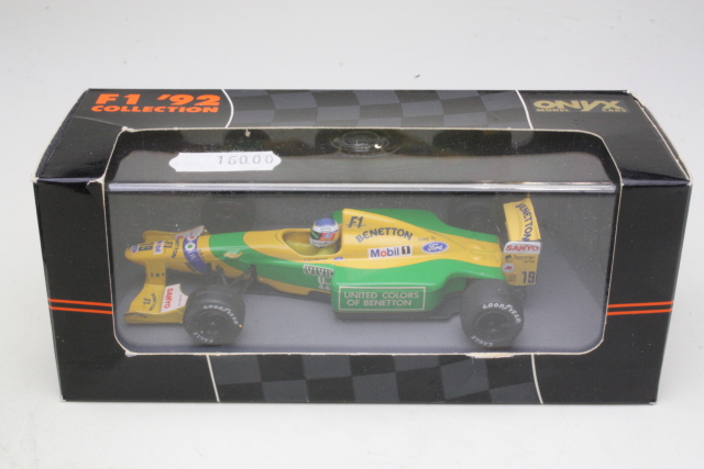 Benetton B192, F1 1992, M.Schumacher, no.19 - Sulje napsauttamalla kuva