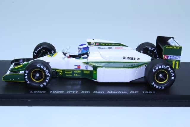 Lotus 102B, 5th. San Marino GP 1991, M.Häkkinen, no.11