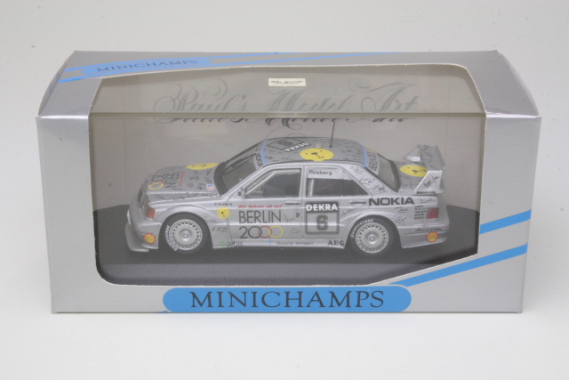 Mercedes 190E 2.5-16 Evo2, DTM 1992, K.Rosberg, no.6 - Sulje napsauttamalla kuva