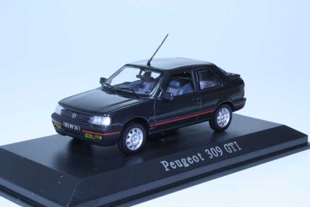 Peugeot 309GTi 1987, tummanharmaa - Sulje napsauttamalla kuva