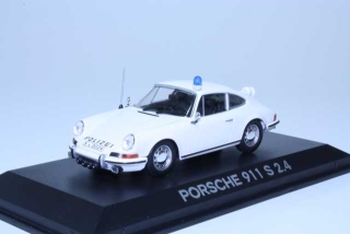 Porsche 911S 2.4 Polizei 1973, valkoinen - Sulje napsauttamalla kuva