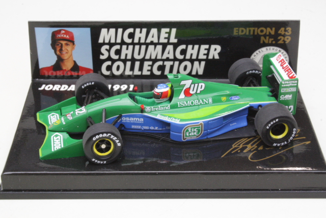 Jordan 191, F1 1991, M.Schumacher, no.32 - Sulje napsauttamalla kuva