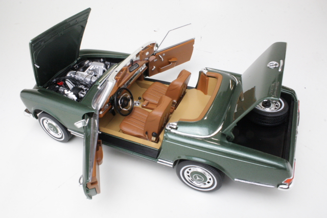 Mercedes 280SL (w113) 1963, vihreä/ruskea