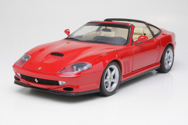 Ferrari 550 Maranello GTS Convertible 1996, punainen - Sulje napsauttamalla kuva