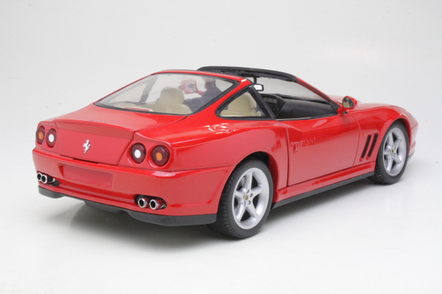 Ferrari 550 Maranello GTS Convertible 1996, punainen - Sulje napsauttamalla kuva