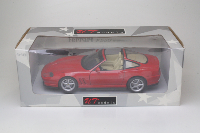 Ferrari 550 Maranello GTS Convertible 1996, punainen - Sulje napsauttamalla kuva
