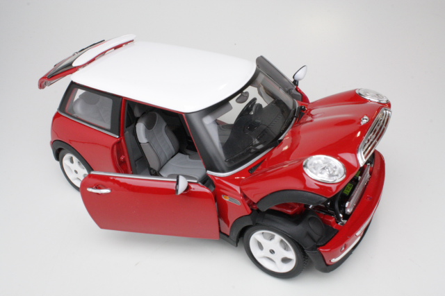 Mini Cooper 2001, red/white - Click Image to Close