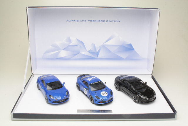 Alpine A110 Premiere "3 car set" - Sulje napsauttamalla kuva