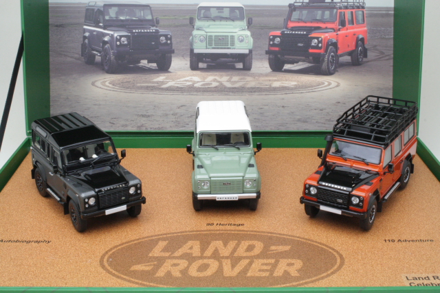 Land Rover Defender 2015 "Celebration 3 Car Set"