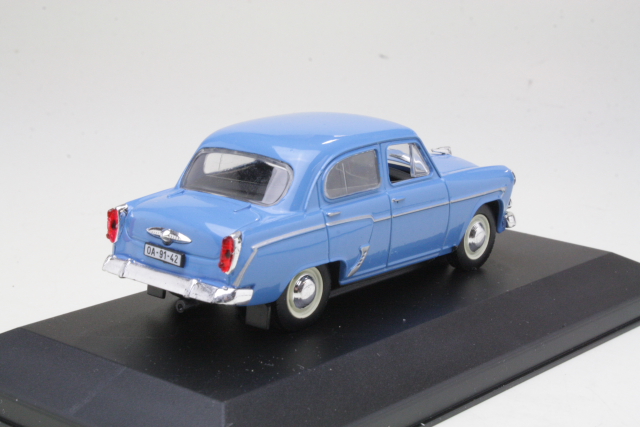 Moskvitch 407 1958, sininen - Sulje napsauttamalla kuva