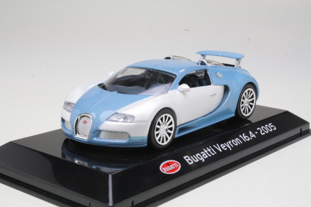 Bugatti Veyron 16.4 2005, sininen/valkoinen