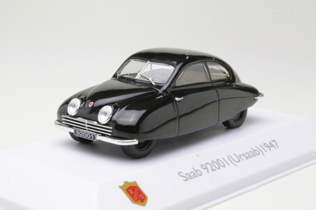 Saab 92001 "Ursaab" 1947, musta - Sulje napsauttamalla kuva