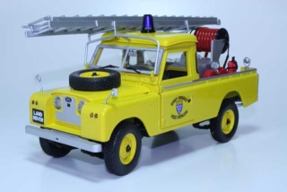 Land Rover II Pick-Up, "West Sussex Fire Brigade", keltainen - Sulje napsauttamalla kuva