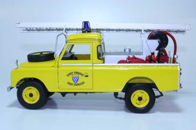 Land Rover II Pick-Up, "West Sussex Fire Brigade", keltainen