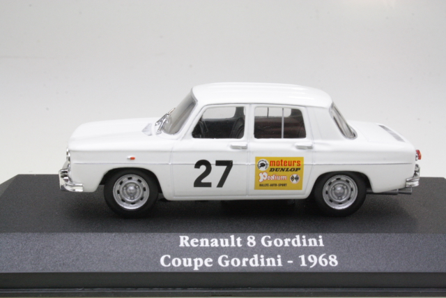 Renault 8 Gordini, Coupe Gordini 1968, no.27 - Sulje napsauttamalla kuva