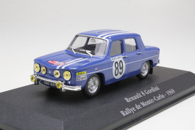 Renault 8 Gordini, Monte Carlo 1969, J-L.Therier, no.89