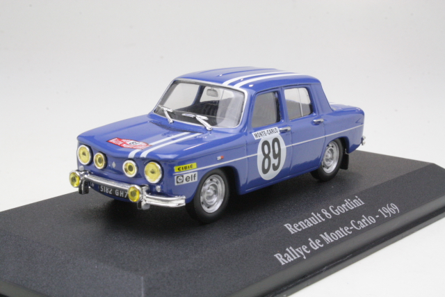 Renault 8 Gordini, Monte Carlo 1969, J.L.Therier, no.89 - Sulje napsauttamalla kuva