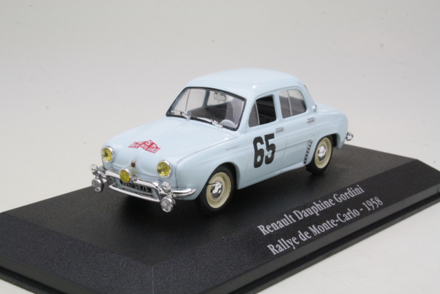 Renault Dauphine, 1st. Monte Calo 1958, G.Monraisse, no.65