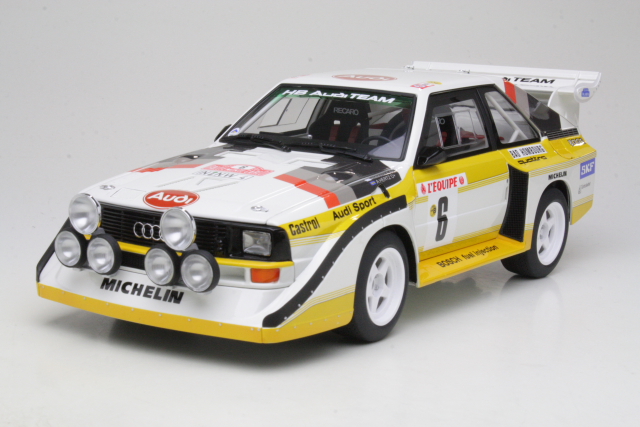 Audi Sport Quattro S1, Monte Carlo 1986, H.Mikkola, no.6 - Sulje napsauttamalla kuva