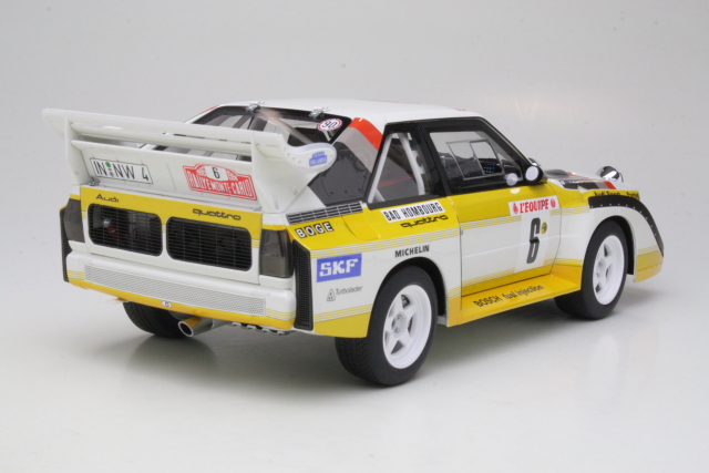 Audi Sport Quattro S1, Monte Carlo 1986, H.Mikkola, no.6 - Sulje napsauttamalla kuva