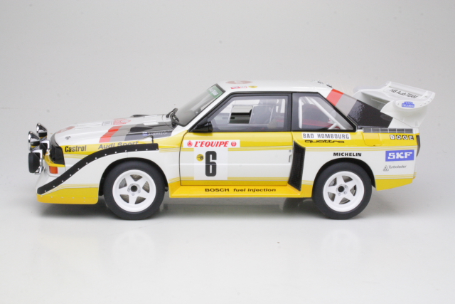 Audi Sport Quattro S1, Monte Carlo 1986, H.Mikkola, no.6 - Sulje napsauttamalla kuva