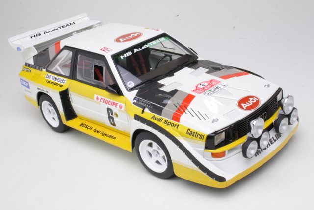 Audi Sport Quattro S1, Monte Carlo 1986, H.Mikkola, no.6 - Sulje napsauttamalla kuva