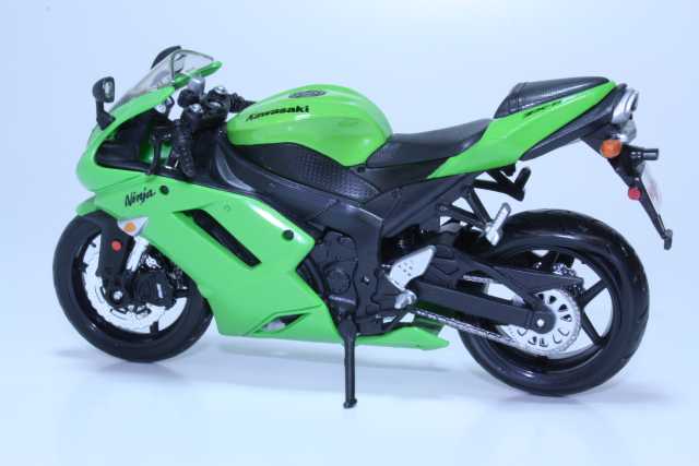 Kawasaki Ninja ZX-6R 2007, vihreä - Sulje napsauttamalla kuva