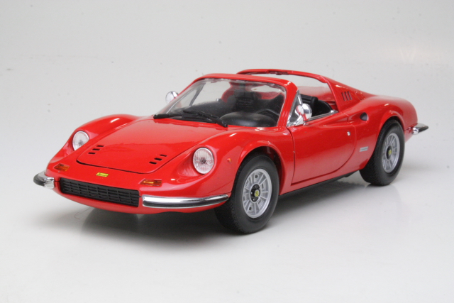 Ferrari Dino 246 GTS 1969, punainen - Sulje napsauttamalla kuva