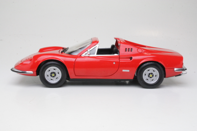 Ferrari Dino 246 GTS 1969, punainen - Sulje napsauttamalla kuva