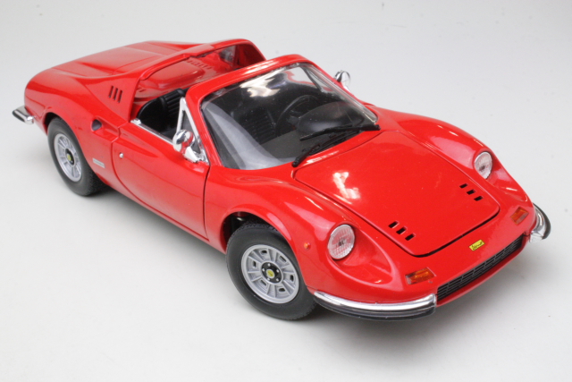 Ferrari Dino 246 GTS 1969, punainen - Sulje napsauttamalla kuva