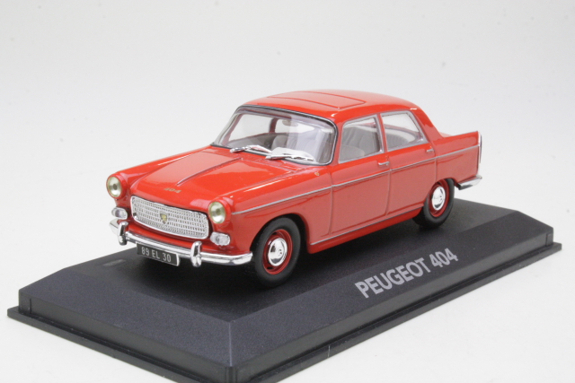 Peugeot 404 1960, punainen - Sulje napsauttamalla kuva