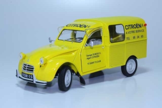 Citroen 2CV Camionette "Citroen A Votre Service", yellow