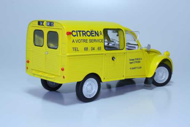 Citroen 2CV Camionette "Citroen A Votre Service", keltainen