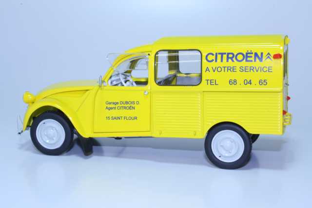 Citroen 2CV Camionette "Citroen A Votre Service", keltainen